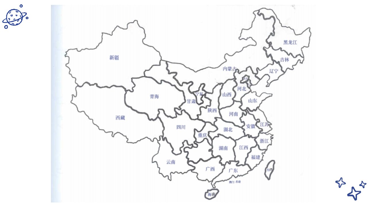 一起来用形象法记住各省的轮廓吧!