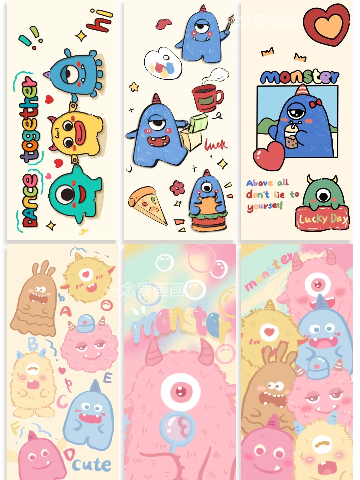 原创壁纸/小怪兽