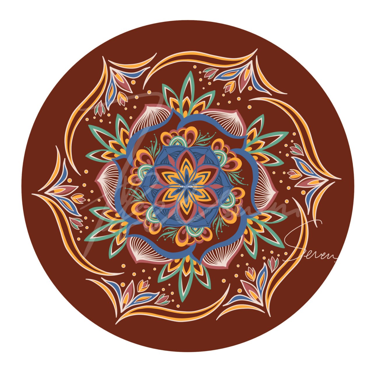 【原创纹样】敦煌风格再设计传统纹样2 翻到毕业时的作品,比起原画