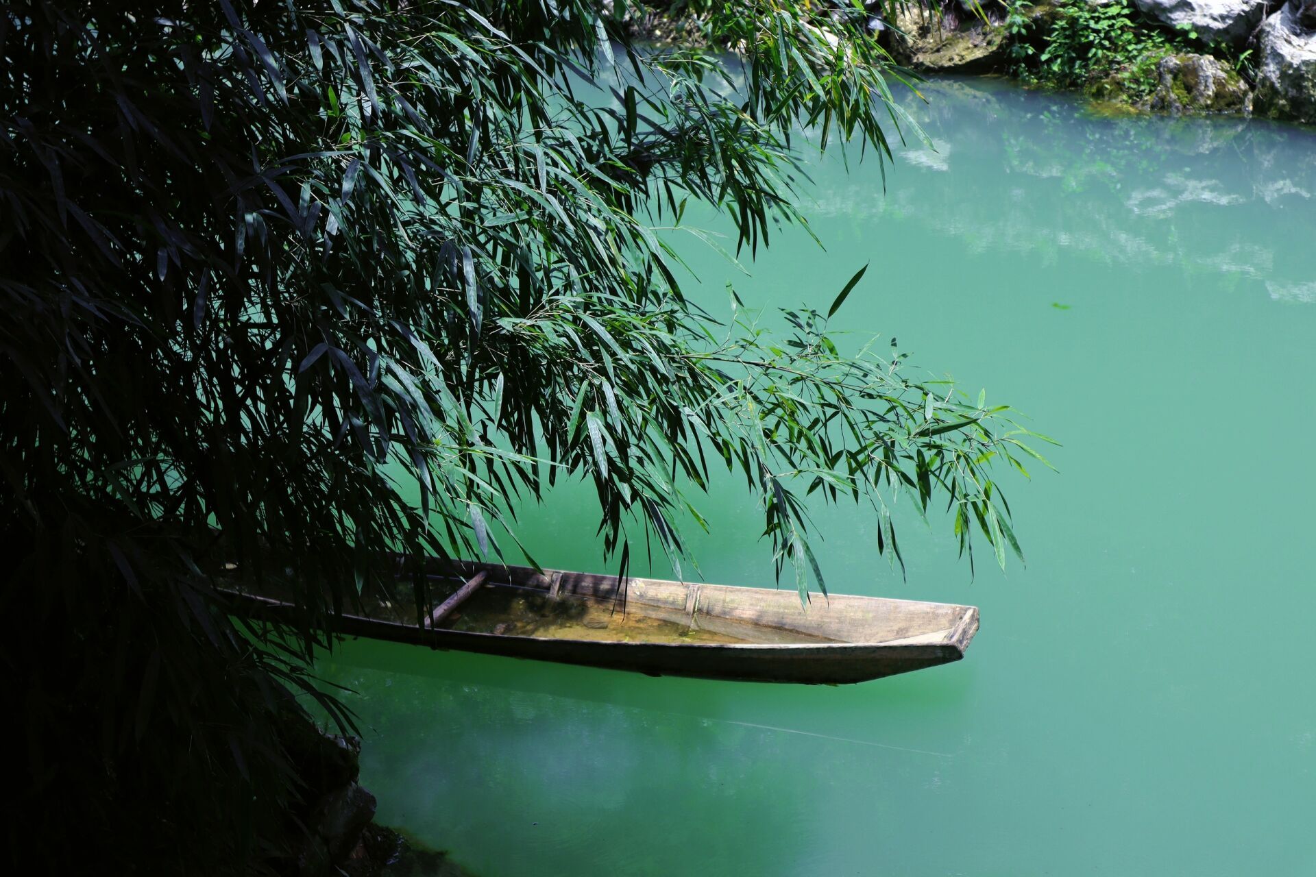 荔波小七孔-鸳鸯湖划船0969♀15 09强烈推荐去到荔波玩的小