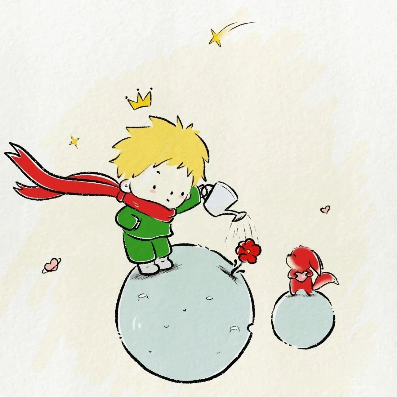 《小王子》"被你驯服的一切,你都要负责" 我是你的狐狸,不过是孤独