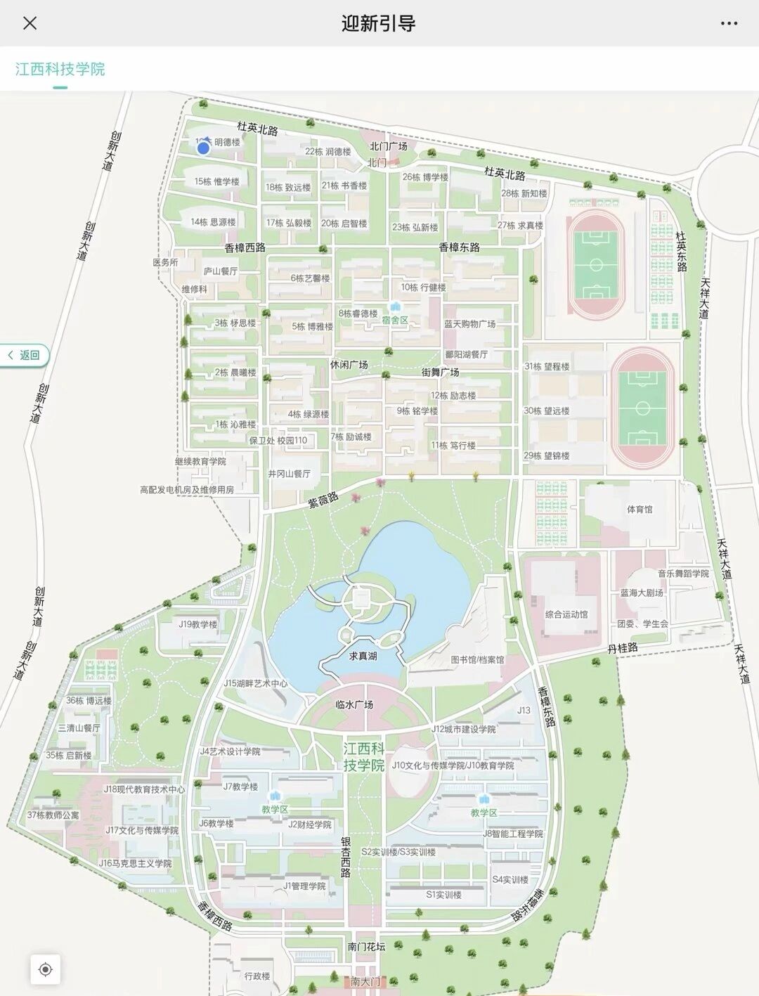 江西科技学院地图图片