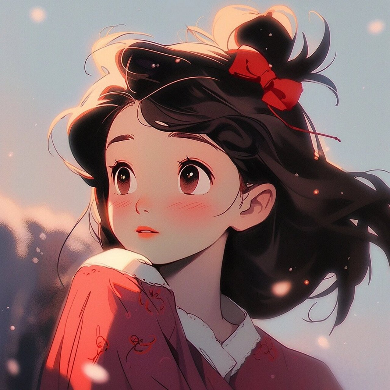 少女头像丨起风了