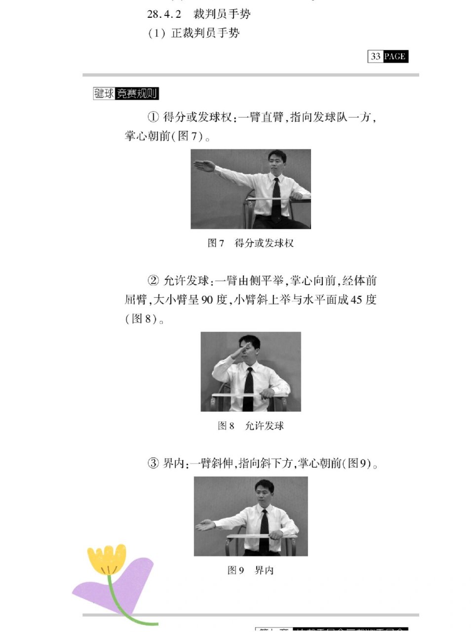 毽球裁判手势95