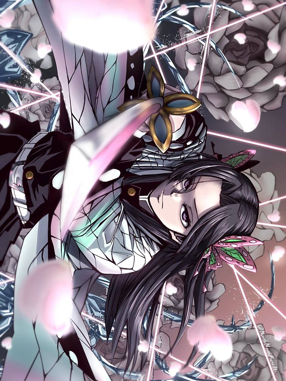 『 鬼灭之刃·花柱·蝴蝶香奈惠 』  	 好飒的姐姐