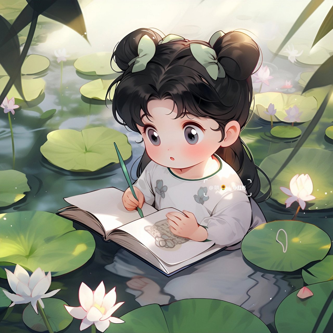 好运头像/心平气荷才能好运连连