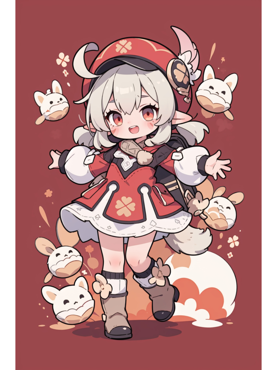 超可爱的原神q版人物-可莉