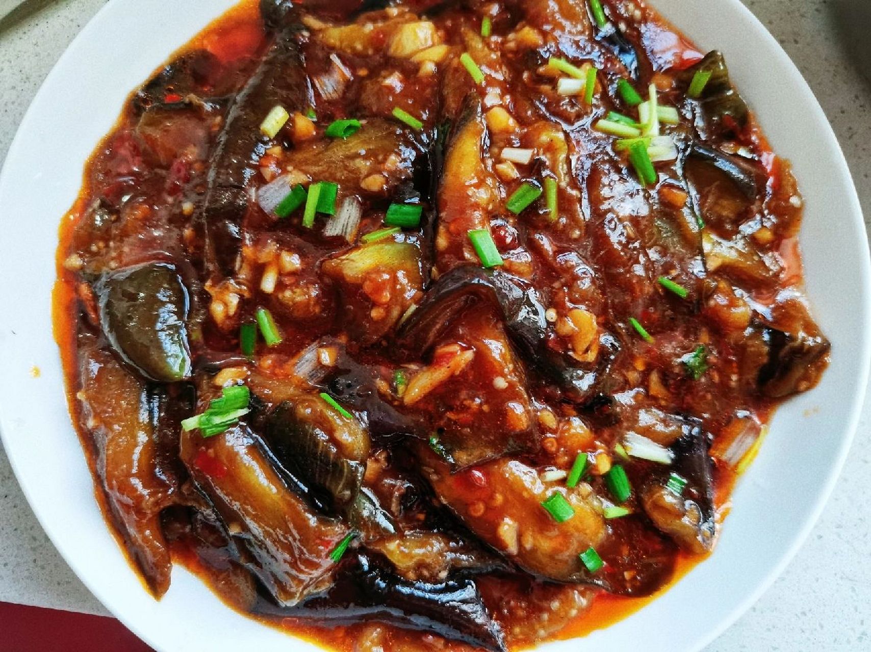 今日美食～ 油淋茄子       今日美食～ 油淋茄子 ①茄子加盐腌出水份