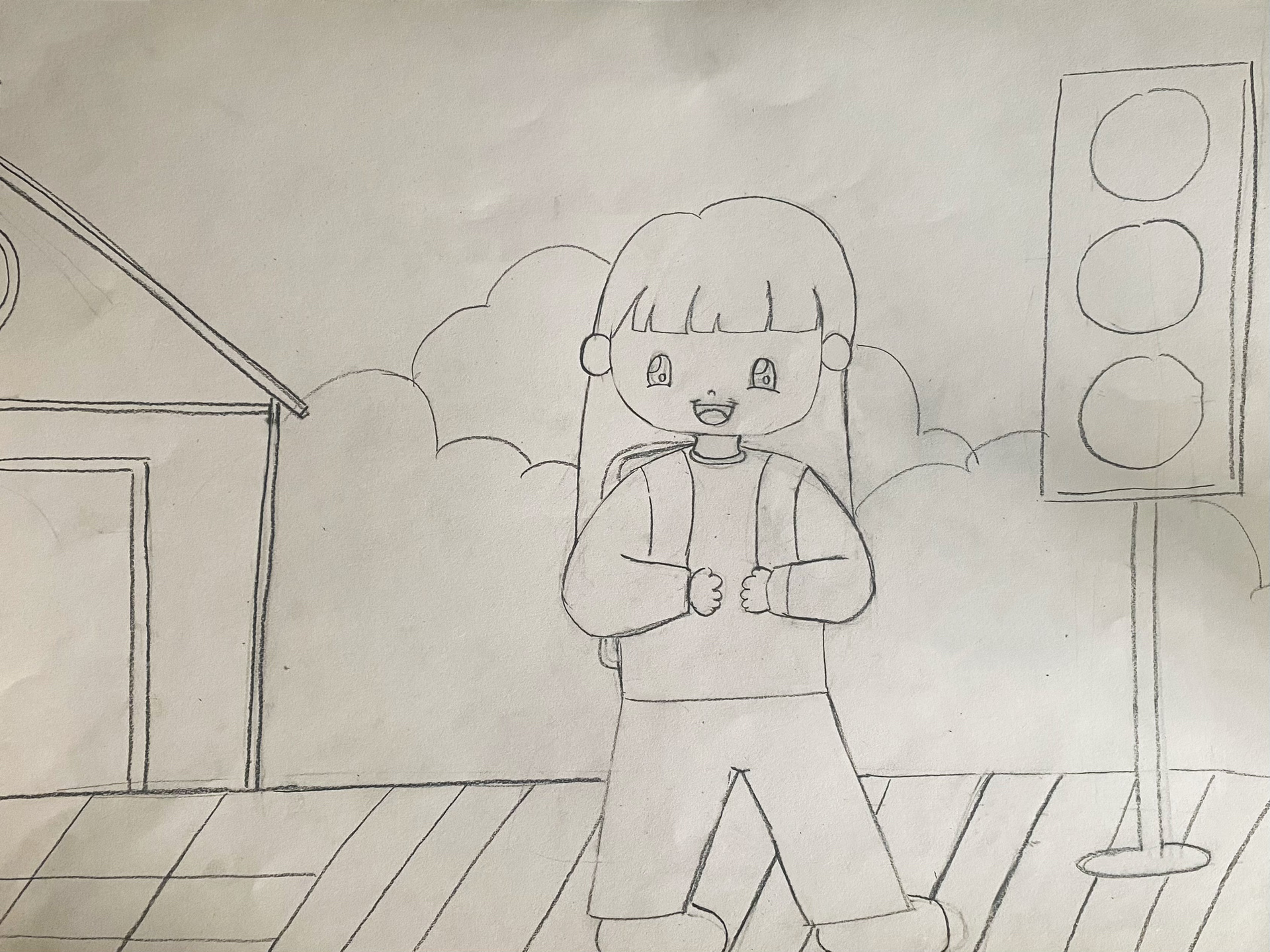 人美版小学美术四年级下册第2课《放学了