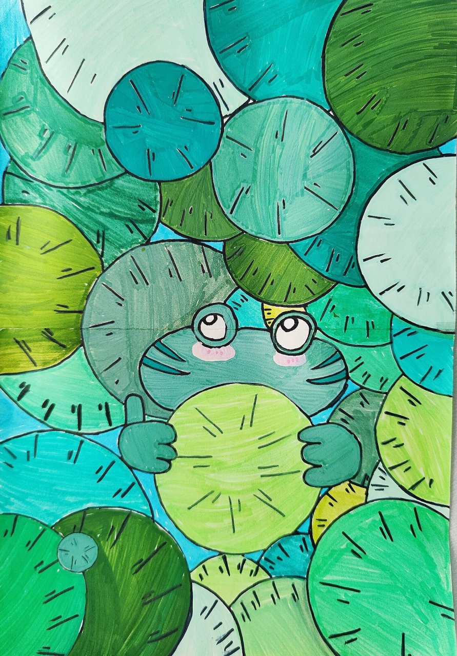 人美版六年级上册《画一幅色彩和谐的画》
