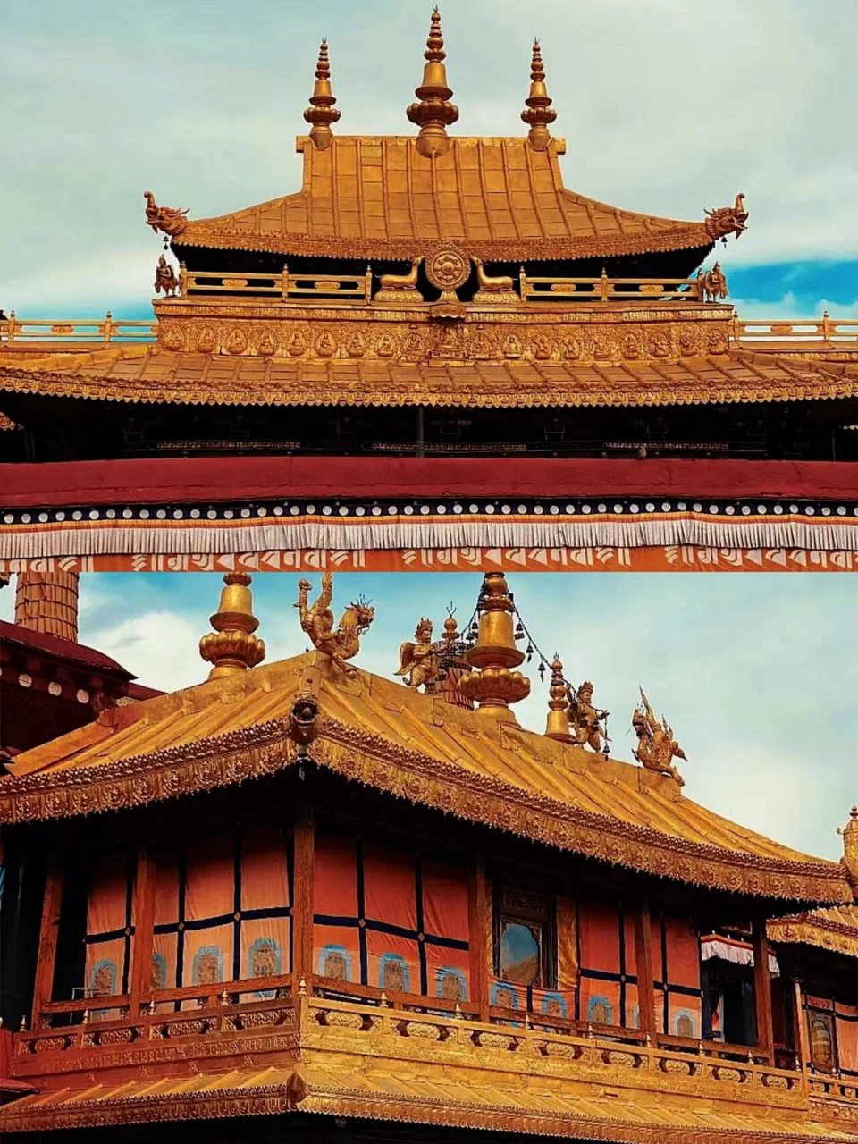 大昭寺是一座藏传佛教寺院,是藏王松赞干布建造,拉萨之所以有"圣地"之