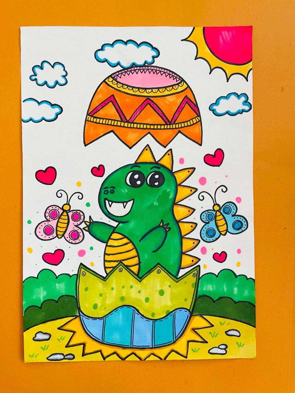 儿童画范画-卡通画 创意画 合集 合集 合集 合集 汉堡92 蛋糕90