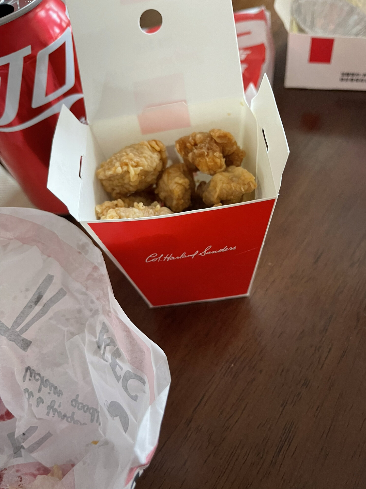 肯德基13块钱小份的鸡米花