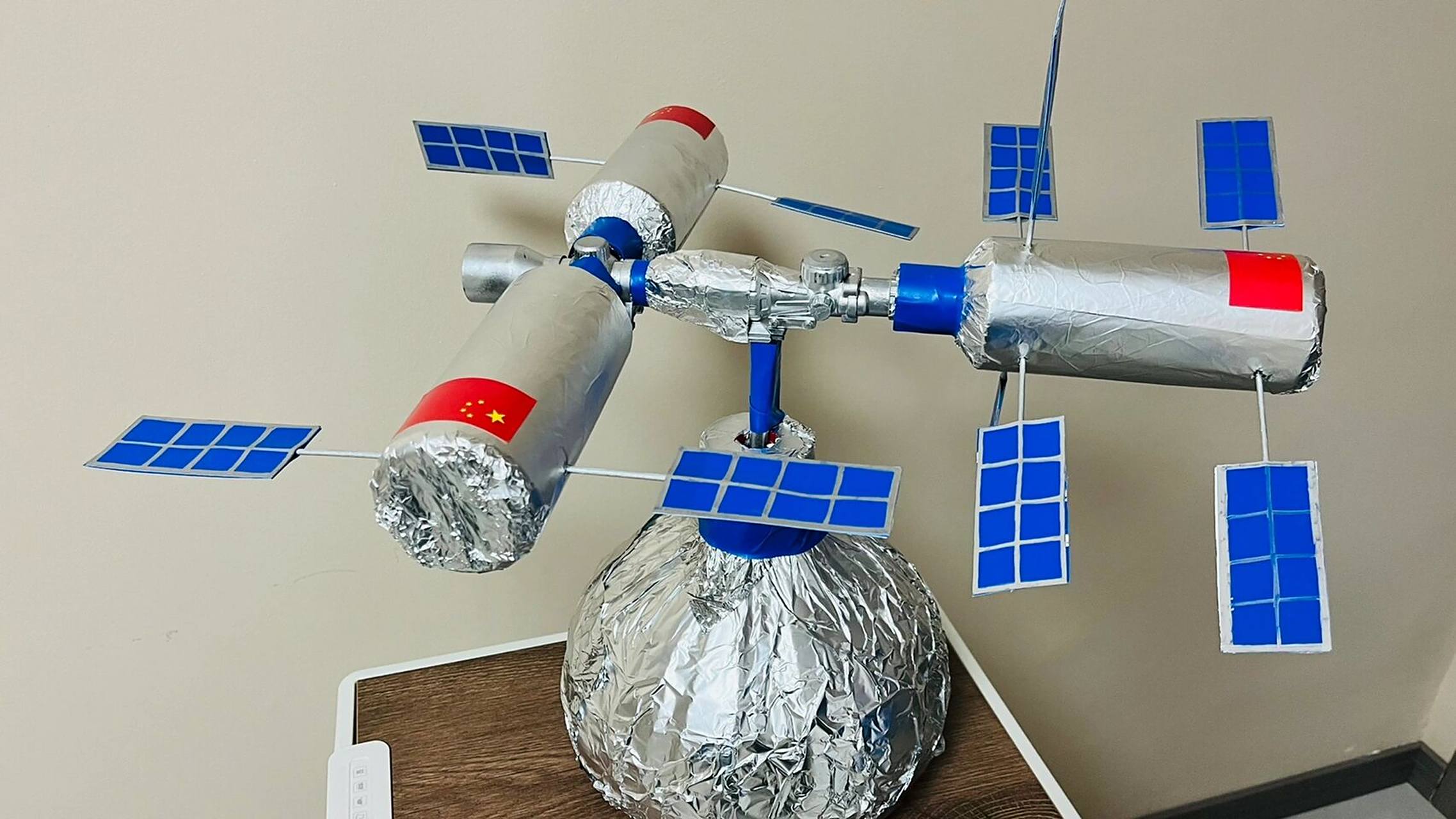 废旧材料|手工制作空间站 手工制作空间站 废旧材料再利用,圆我小小