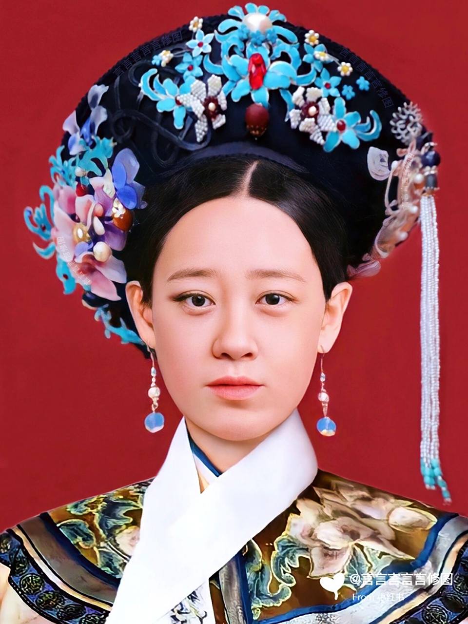 清朝老照片,慈禧宠爱的四格格.