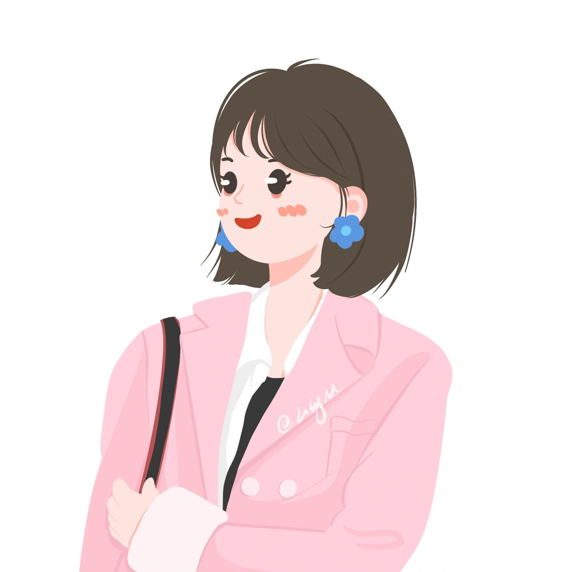 短发女生头像版合集