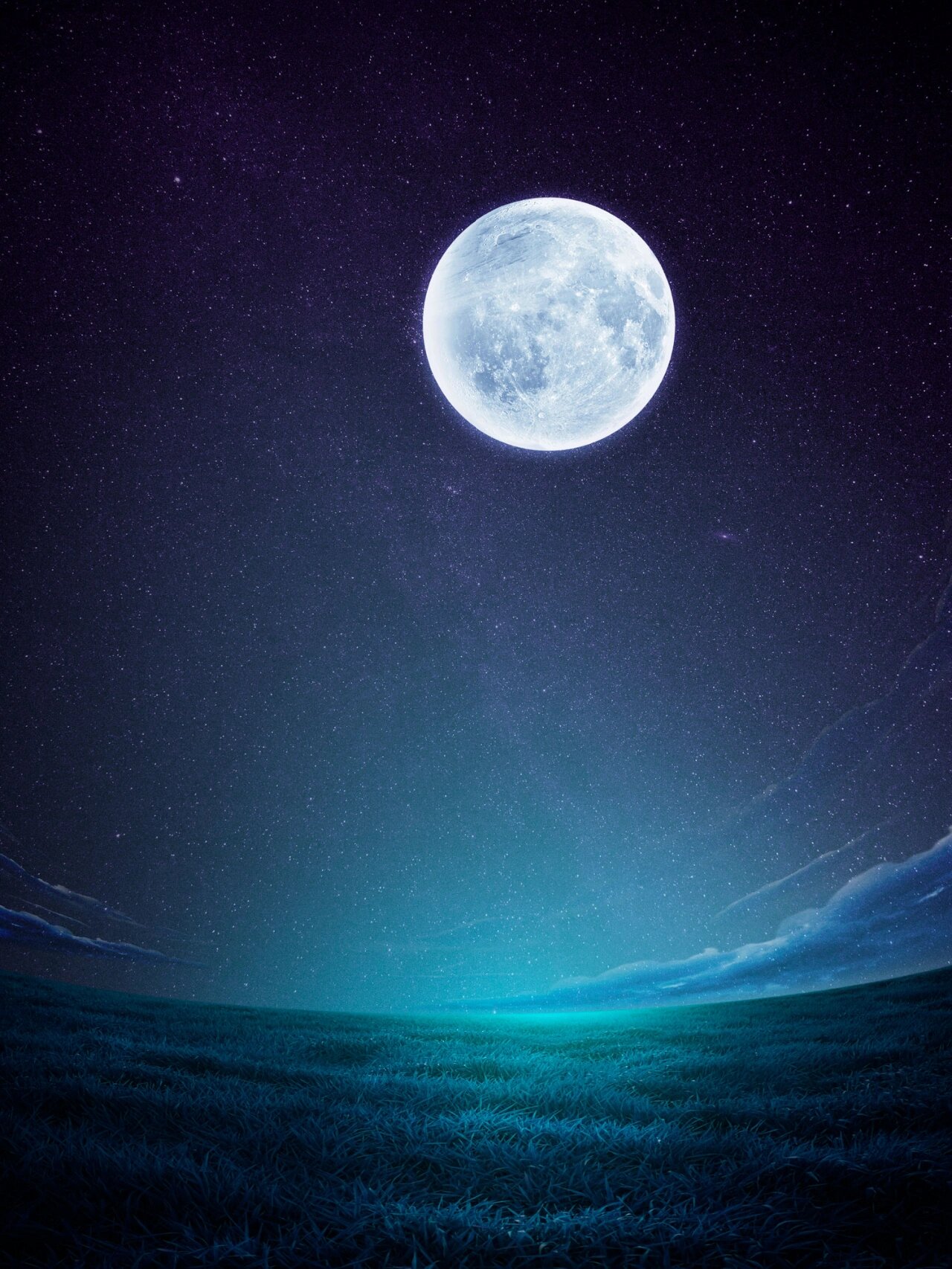 梦幻月亮抠图背景素材