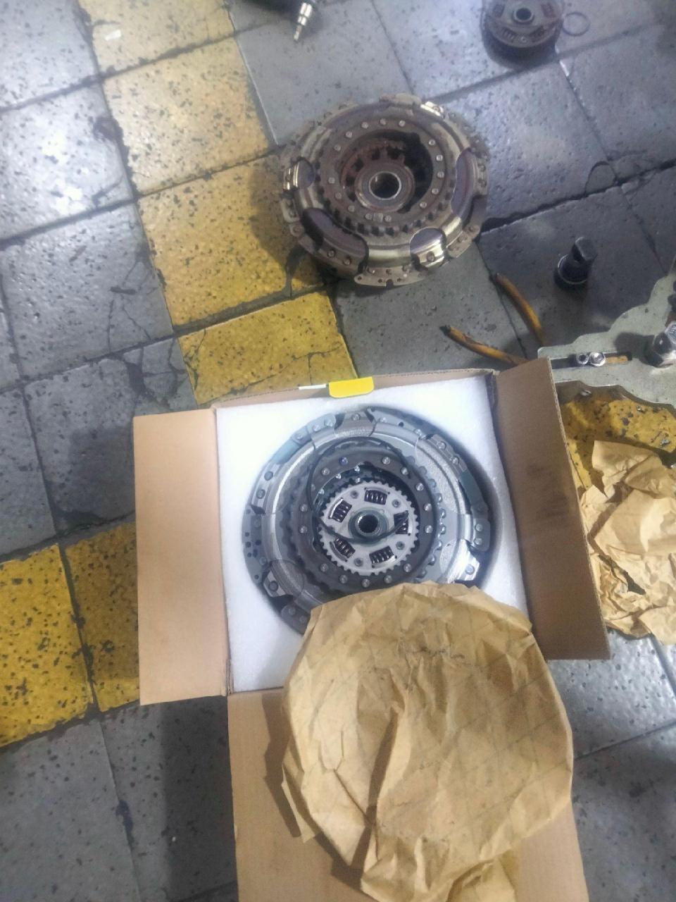 大众帕萨特更换全新luk离合器