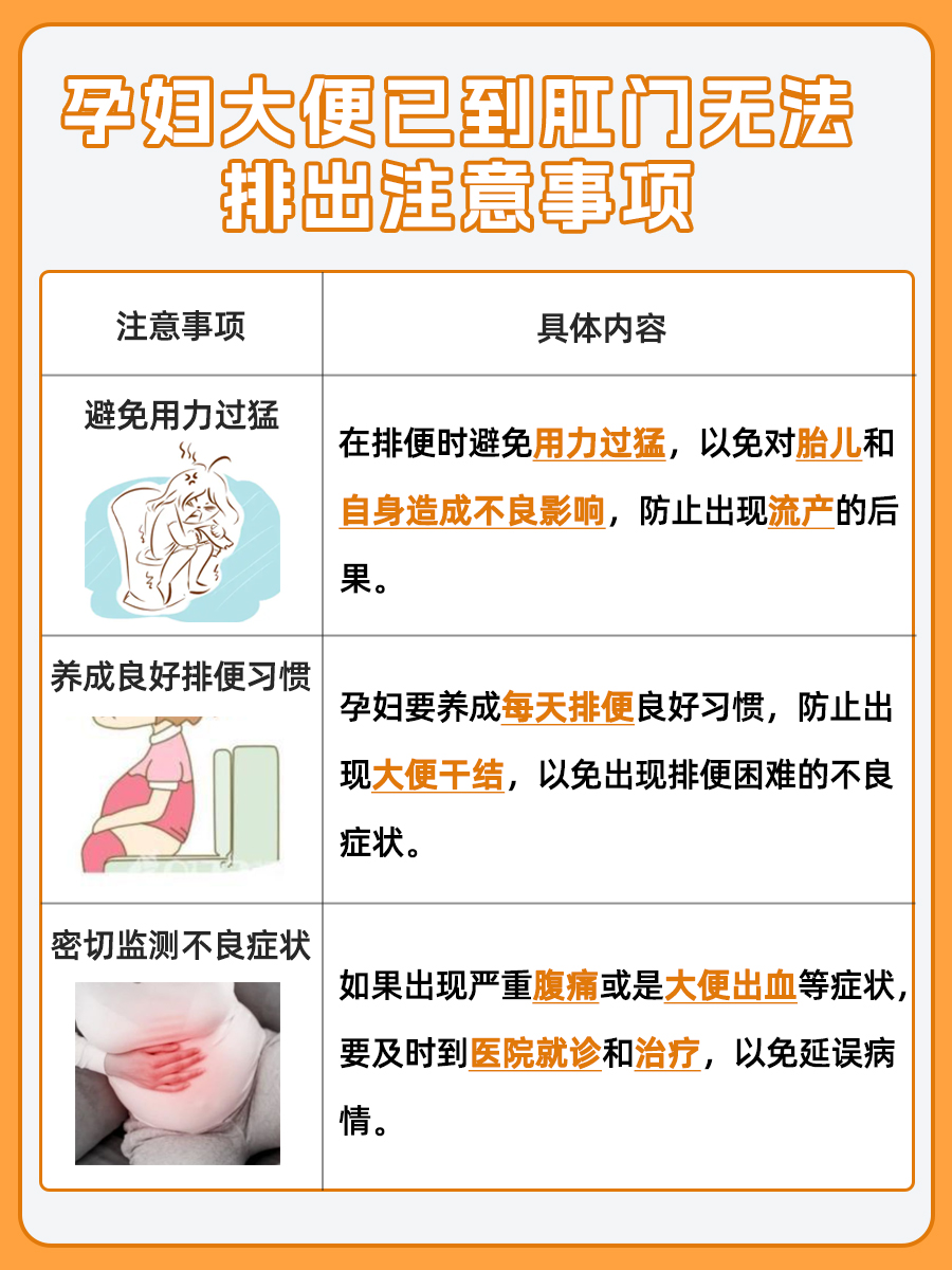 一起查看:孕妇大便已到肛门无法排出怎么回事?