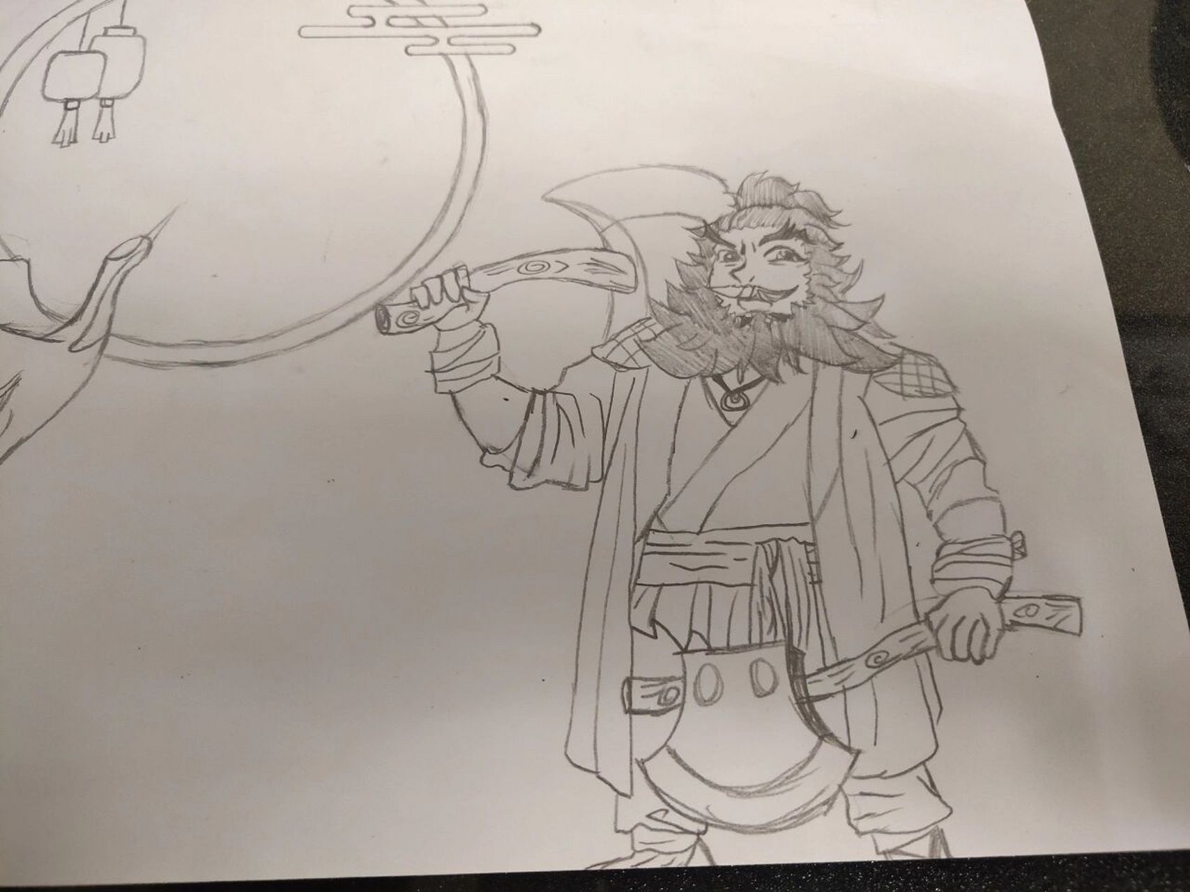 《水浒传》李逵手抄报 《水浒传》李逵手抄报来啦!