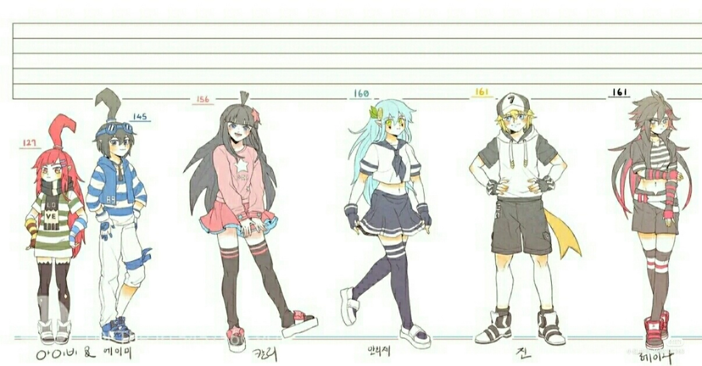 凹凸世界人物身高