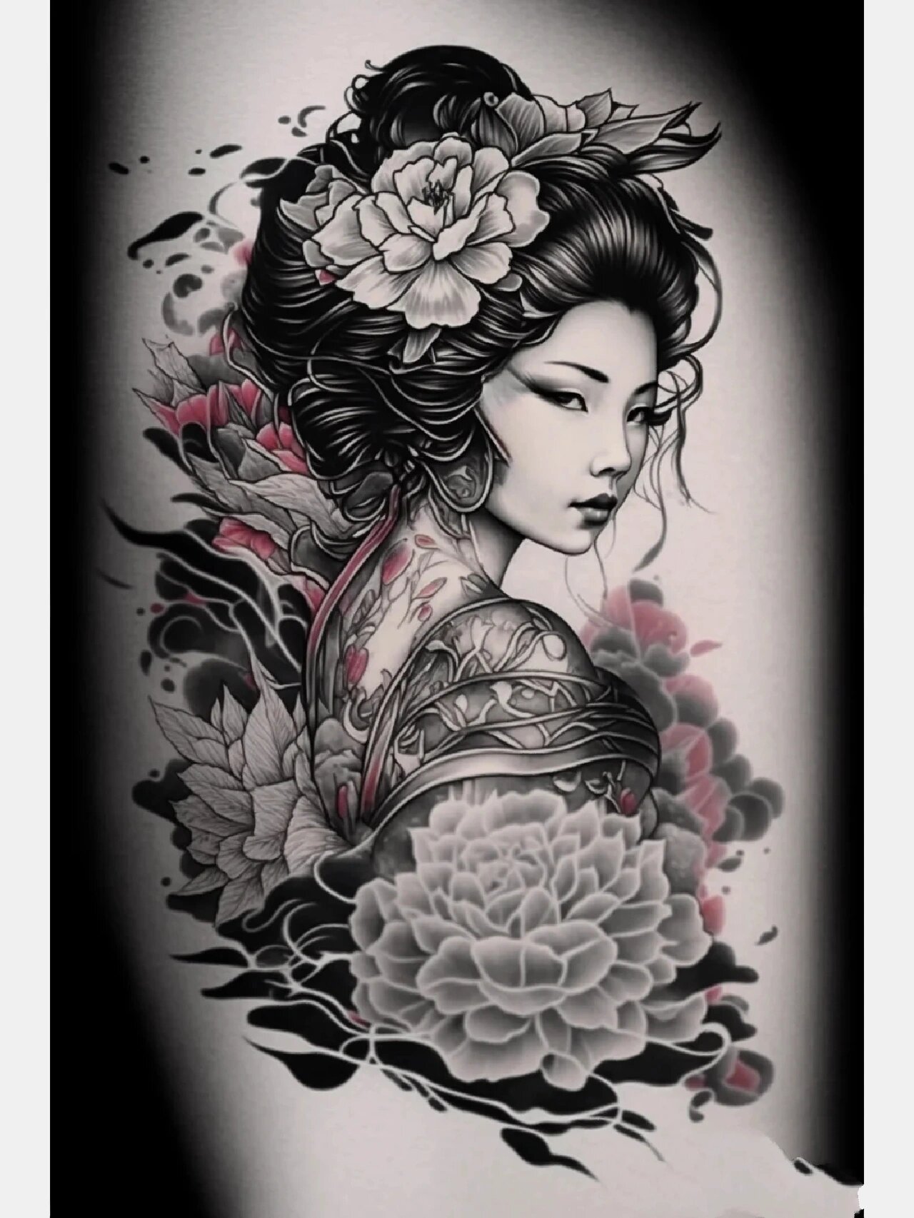 艺妓纹身手稿合集分享