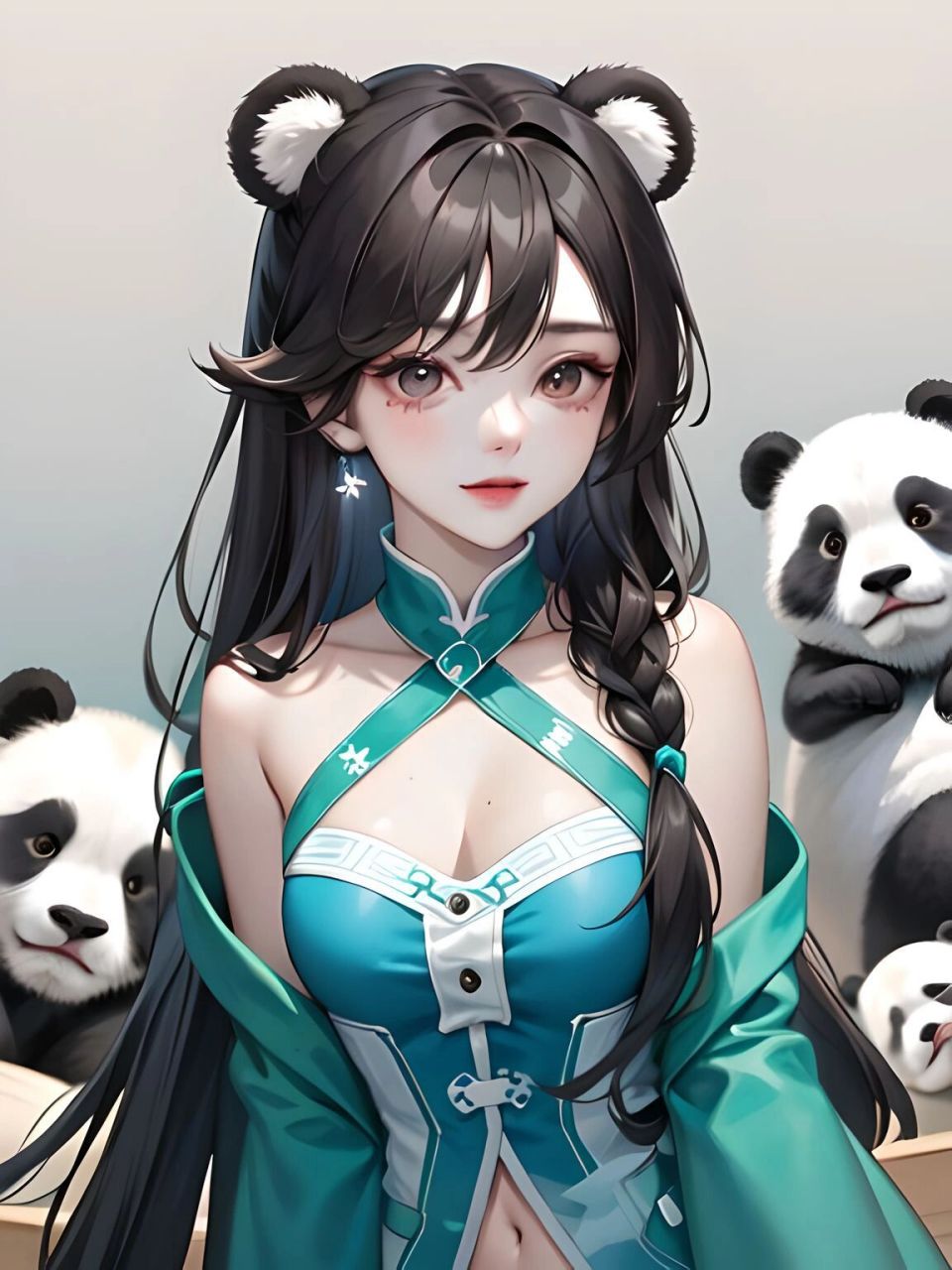 熊猫拟人化动漫图片