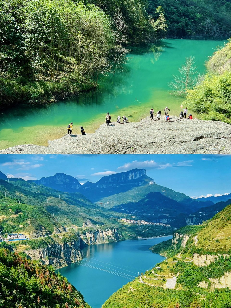 这里就是南川金山湖啦!