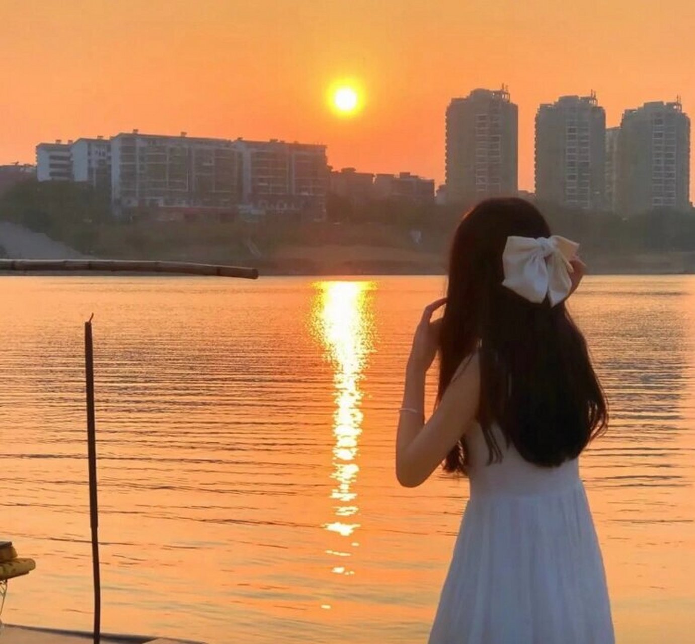 日落黄昏的背影头像 日落黄昏真的美!