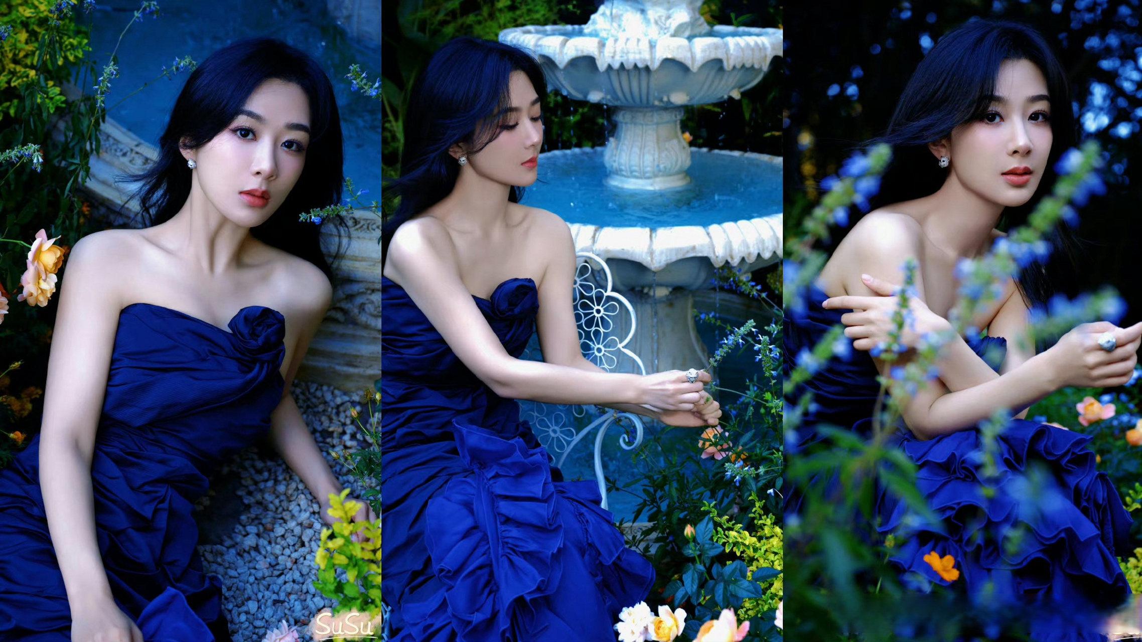 杨紫 两套造型 既然有人爱拿杨紫和迪丽热巴比较,那我就带上古力娜扎