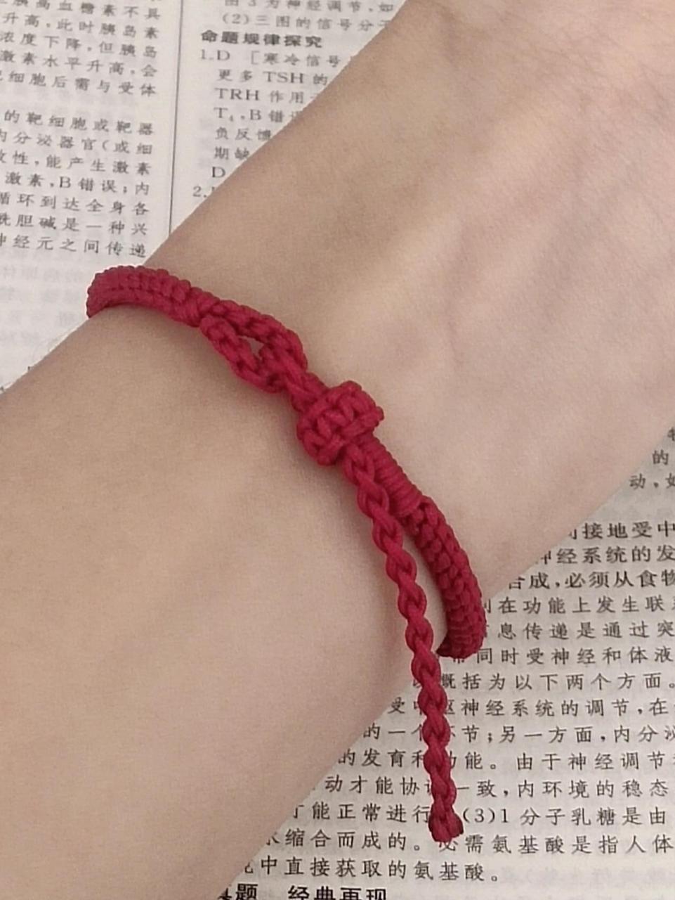 红绳编织 | 图文教程 91好多姐妹求教程都看到了,所以从今天早上起