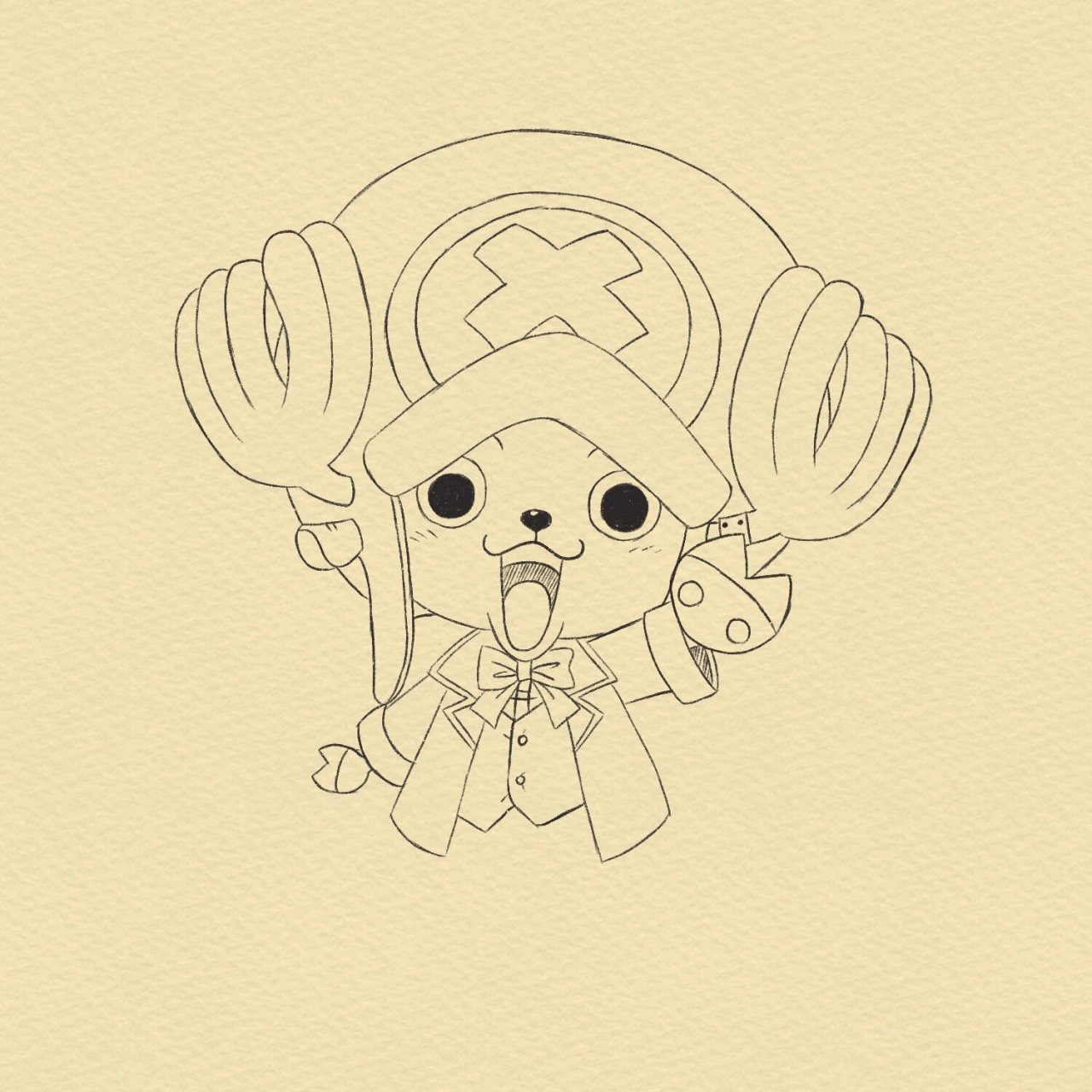 97简笔画|乔巴(内附步骤图) 61 虽然长路漫漫,但我们还是满怀期待