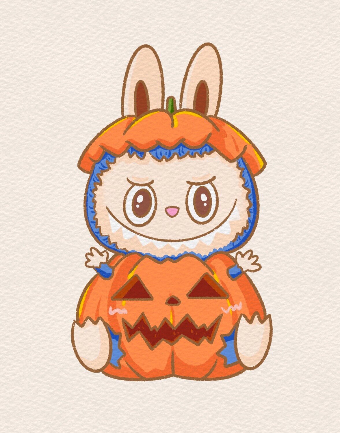 南瓜怪,如果有一天你懂我的奇奇怪怪你会和我一样可爱 简笔画教程