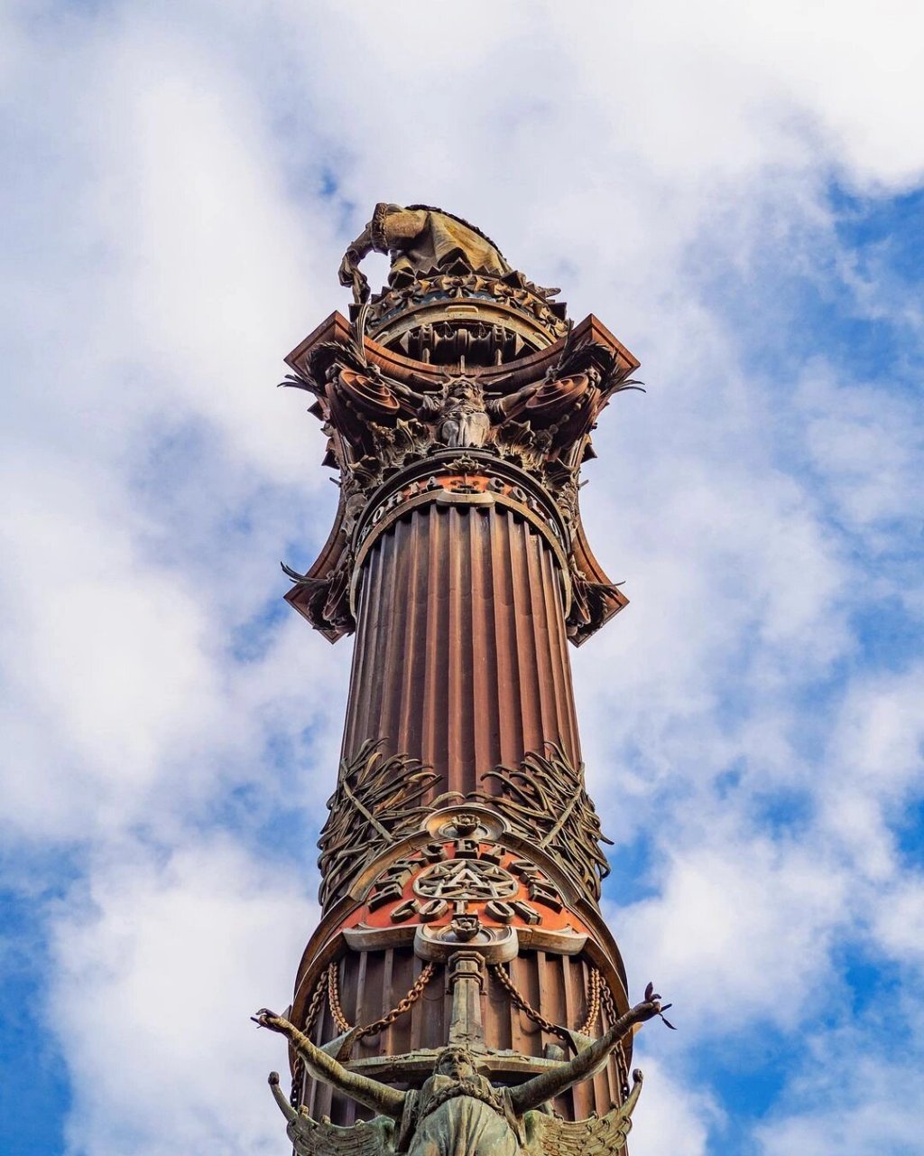 巴塞罗那的哥伦布纪念碑 西班牙9094巴塞罗那 92oscar garcía