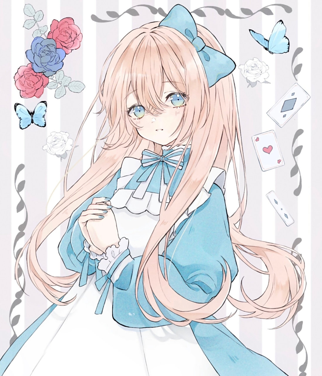 动漫女孩头像 92 长发飘逸的女孩们 9378937893 每条裙子