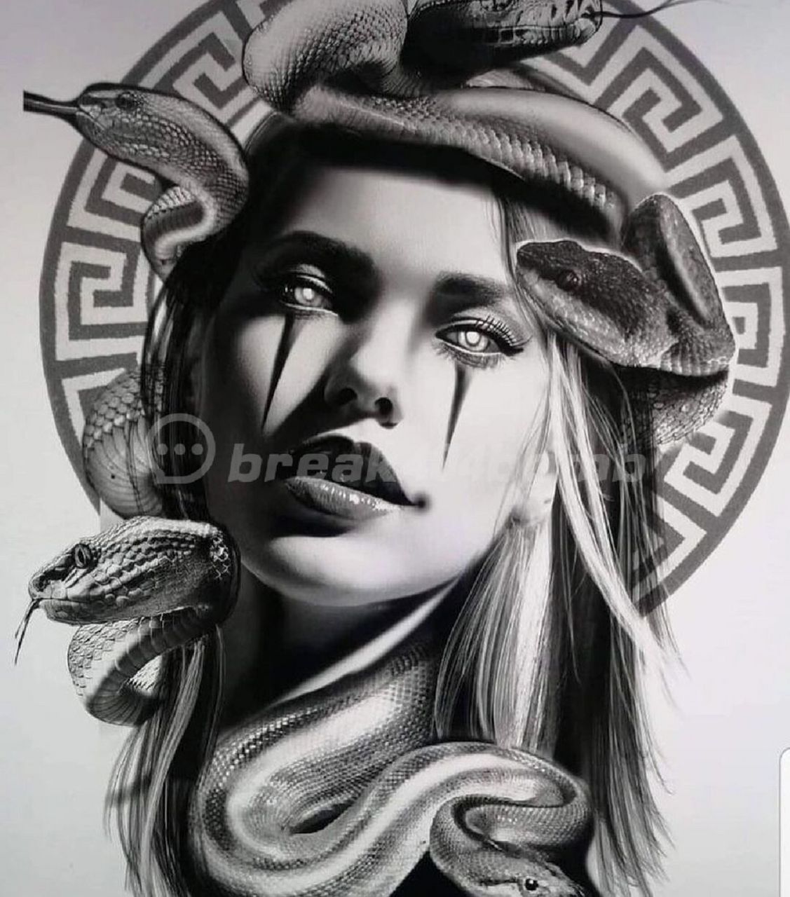 欧美写实纹身手稿|西海岸写实纹身 适合欧美写实花臂拼接,大臂花臂