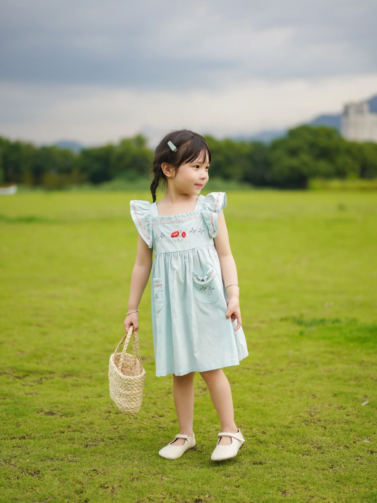 女宝宝梳头发的花样
