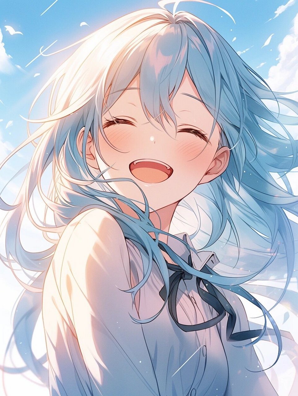 治愈系女生微笑头像