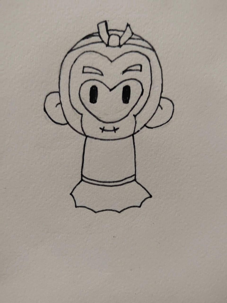 简笔画孙悟空 简笔画孙悟空