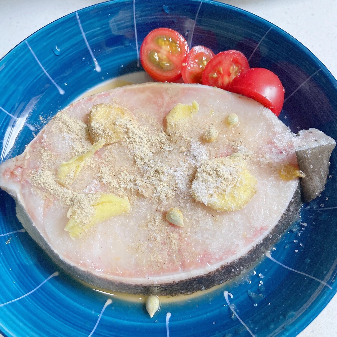 45/斤海甘鱼95 不会做,应该烤了才好吃,下次不要买这么大块.