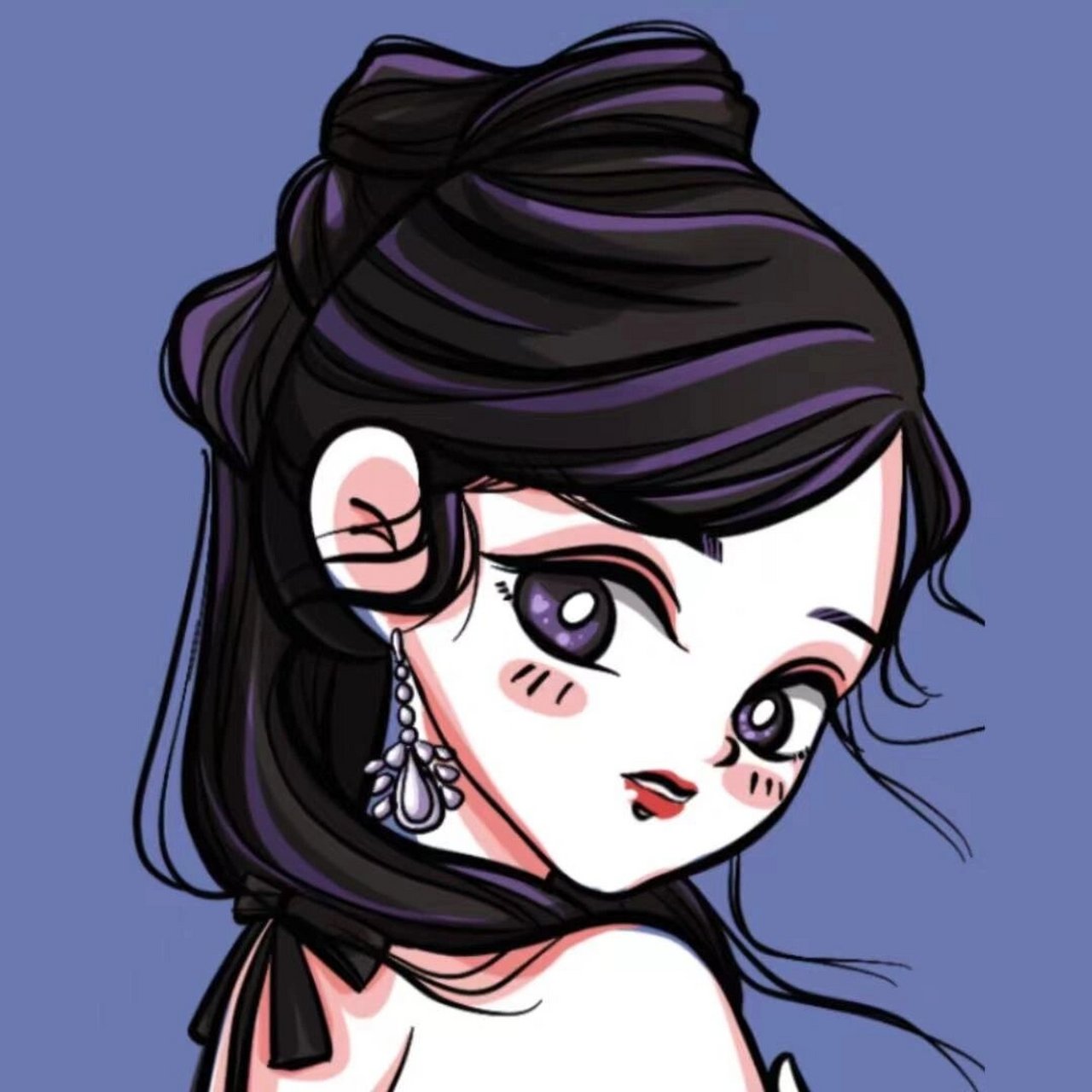 明星q版头像|邓为杨紫:没糖我自己造吧!