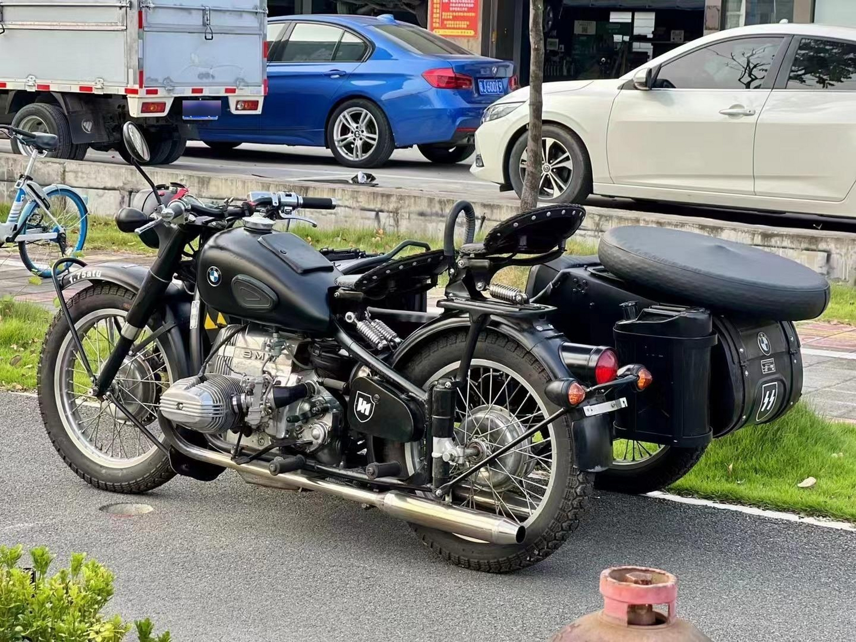 2019年宝马r100边三轮摩托车,可协议背户,累计行驶2000多公里,水平