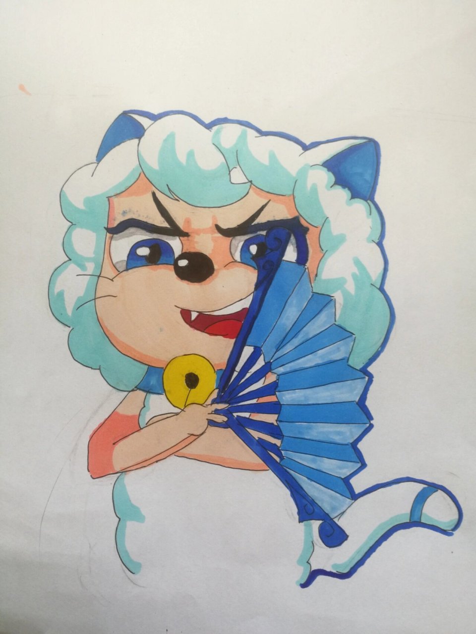 猫化喜羊羊～ 来自画渣的低配版临摹千万不要喷我