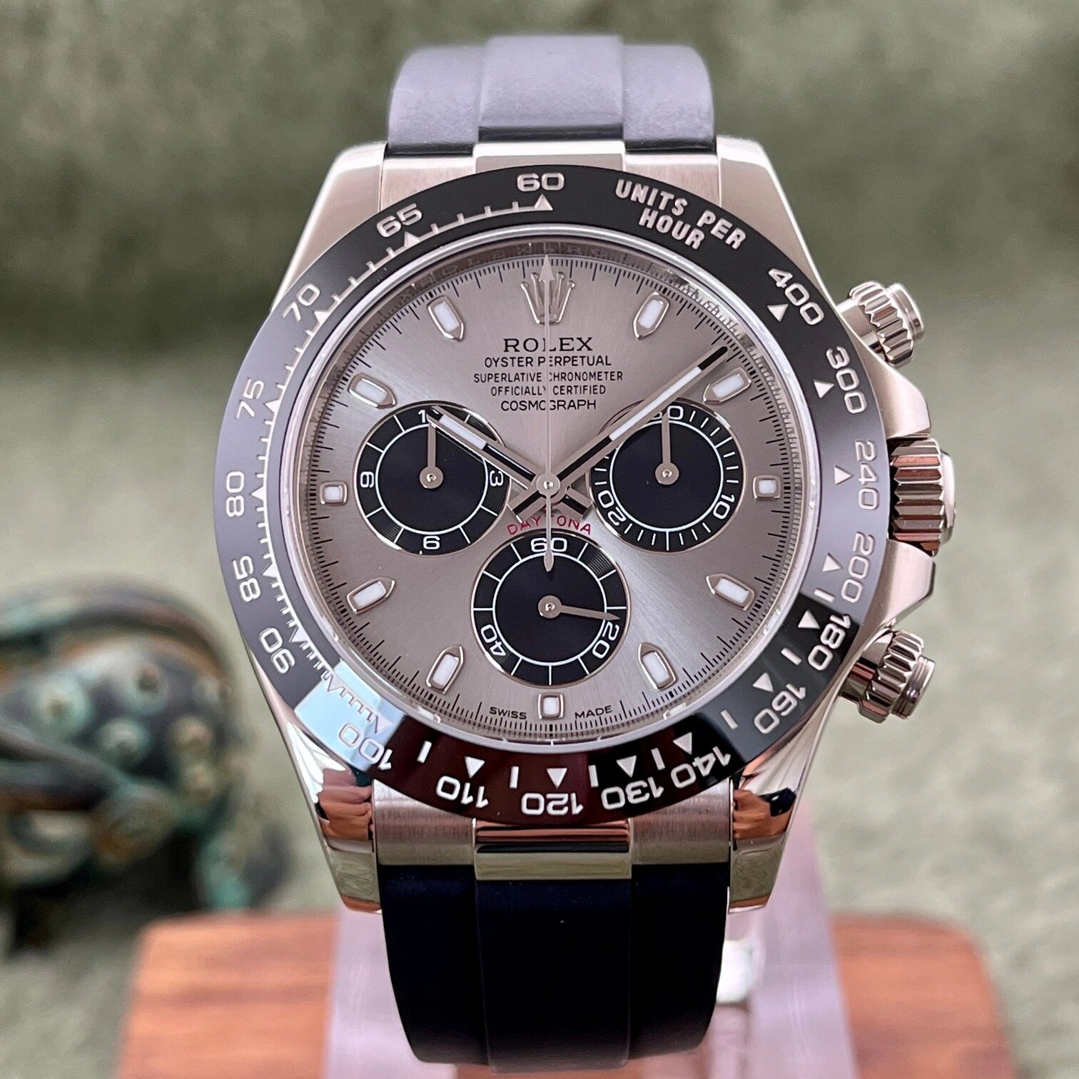 88万【劳力士迪通拿116519ln水泥灰】rolex,自动机械,18k白金,40表径