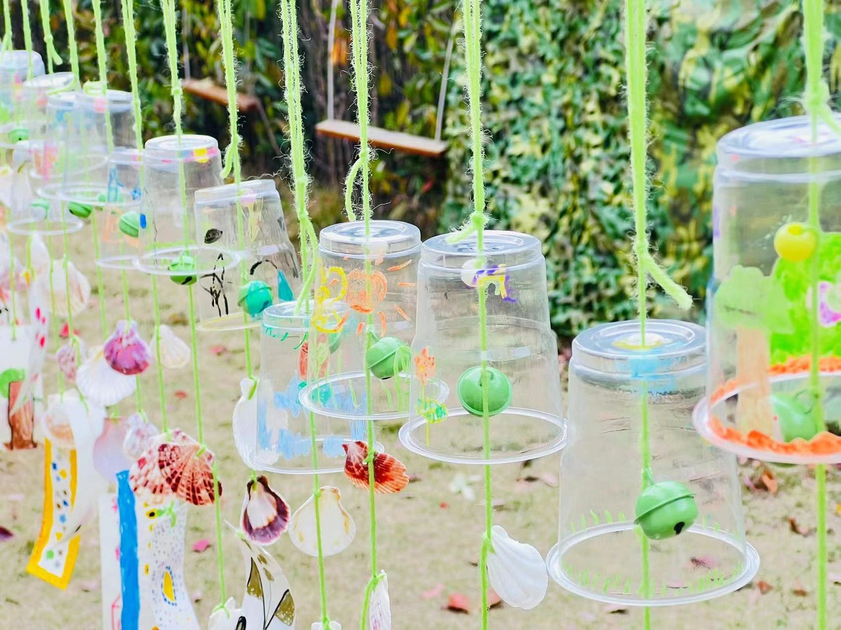 幼儿园自制风铃 简易版风铃