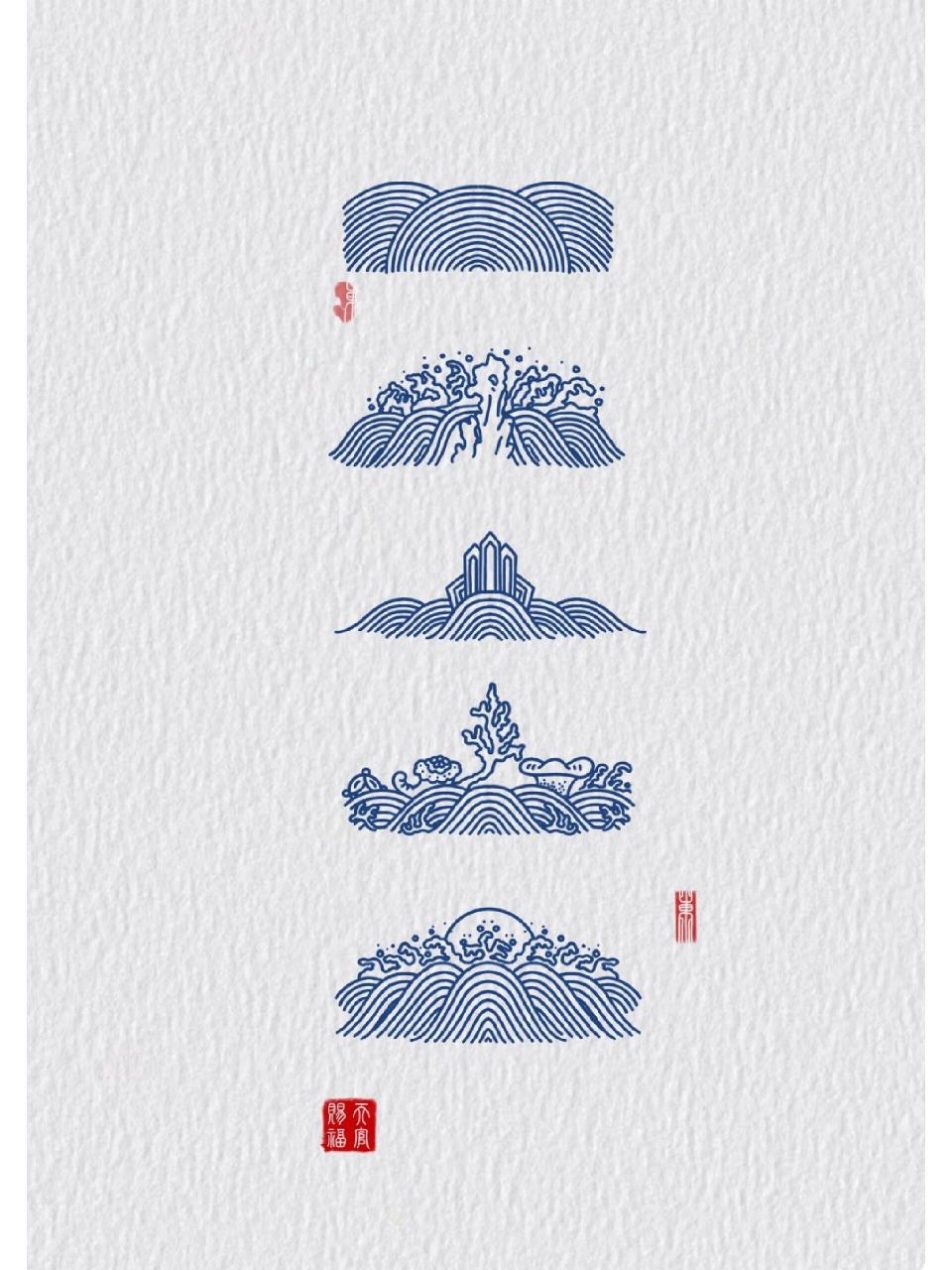 传统纹样图案‖你未曾见过那些纹样之卧水纹 二零二三年三月二十六日