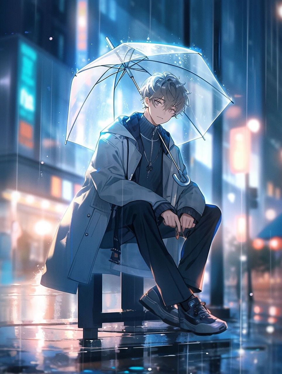 忧郁男孩壁纸头像 愿你走过的所有弯路到最后都变成美丽的彩虹96 不