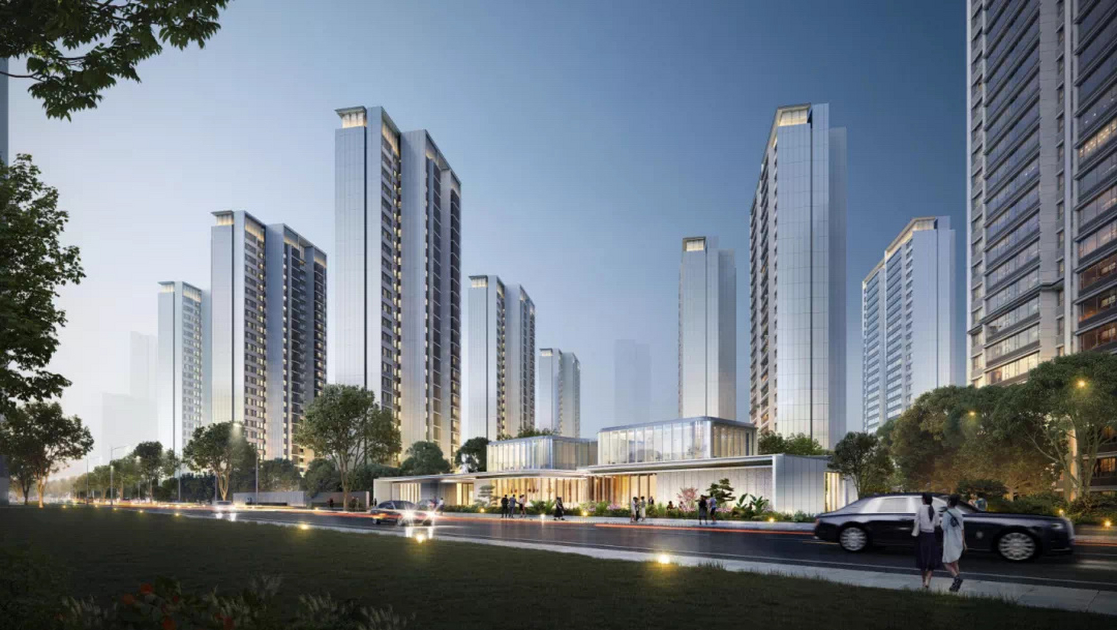 江北城南中心仁恒最新动态 浦口城南中心g59地块拟建14栋高层住宅以及