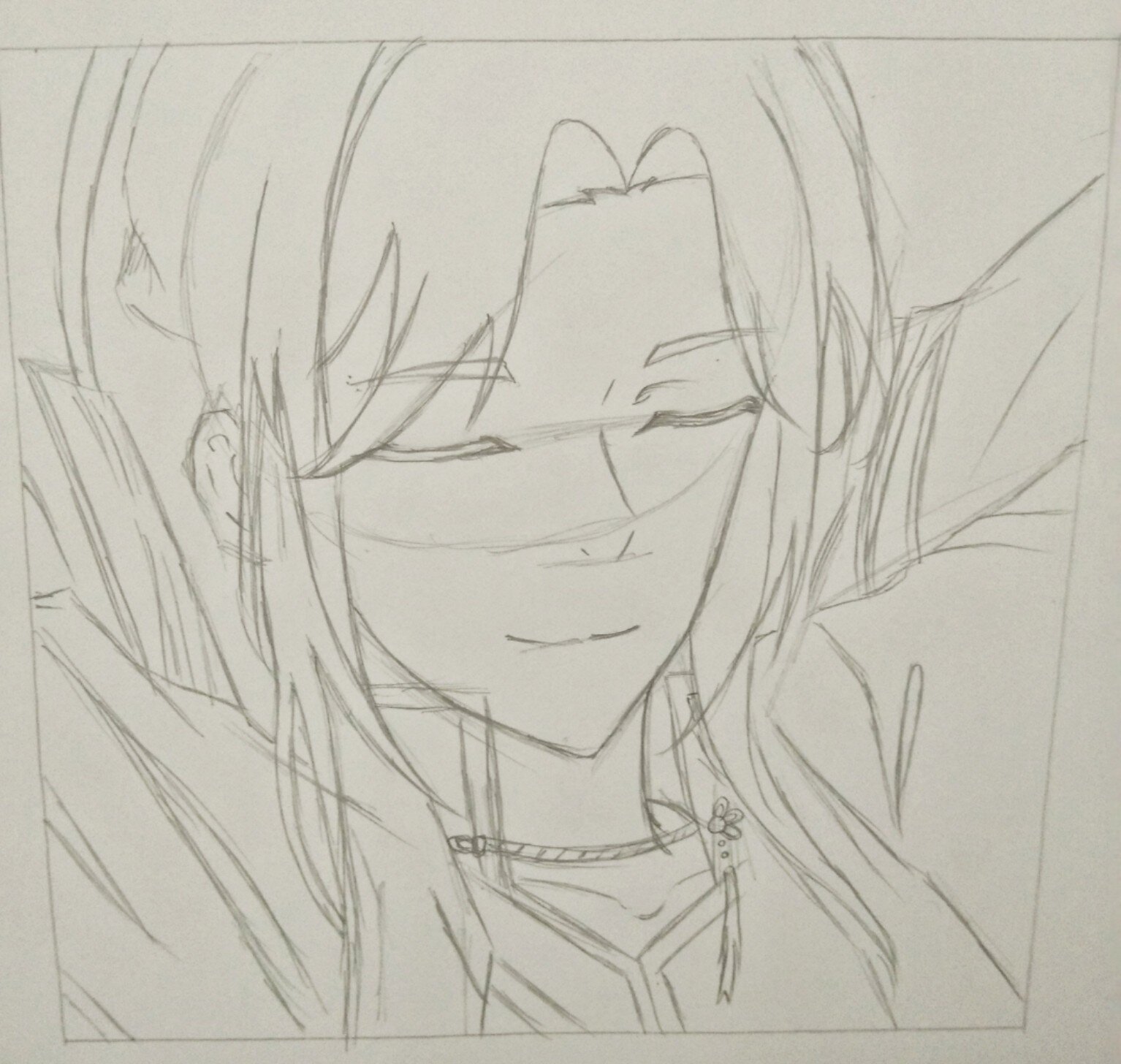 《天官赐福》花城铅笔稿