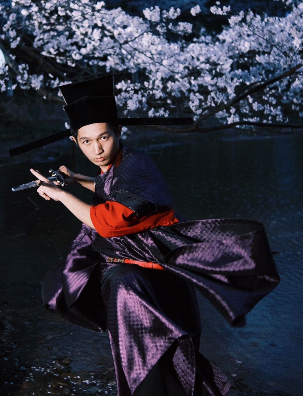 这是汉服 宋代 圆领袍 官服 紫袍93 是我们的传统服饰[太阳] 希望